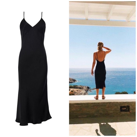 REALISATION PAR 1996 SILK MAISON SLIP DRESS STONE FOX ANINE BING ZIMMERMANN ZARA - Picture 2 of 12